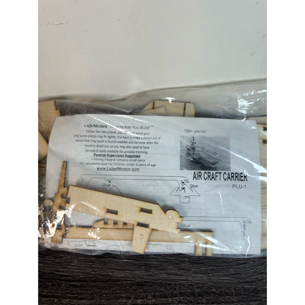 Air Craft Carrier PLU-1 100+ Pieces Wooden Puzzle New Sealed Pack